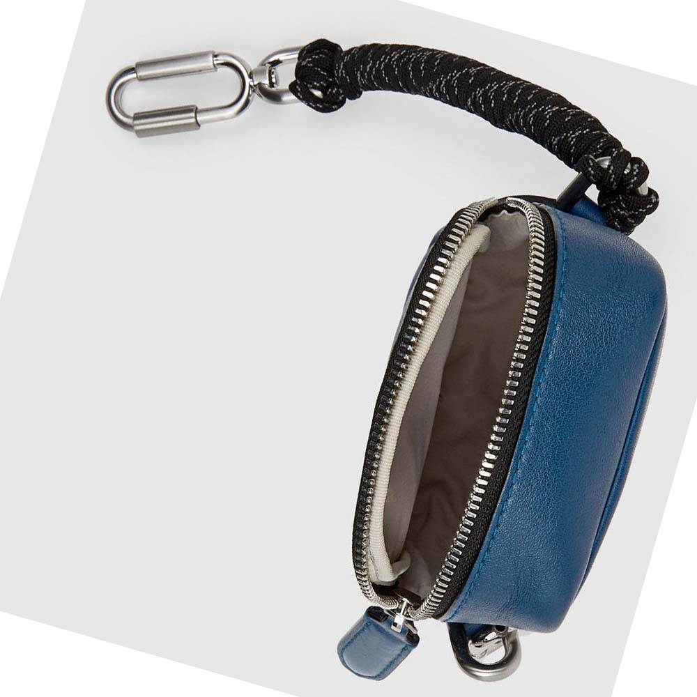 Women's Ecco CERAMIC MIDI Pouches Blue | USA 352NWY